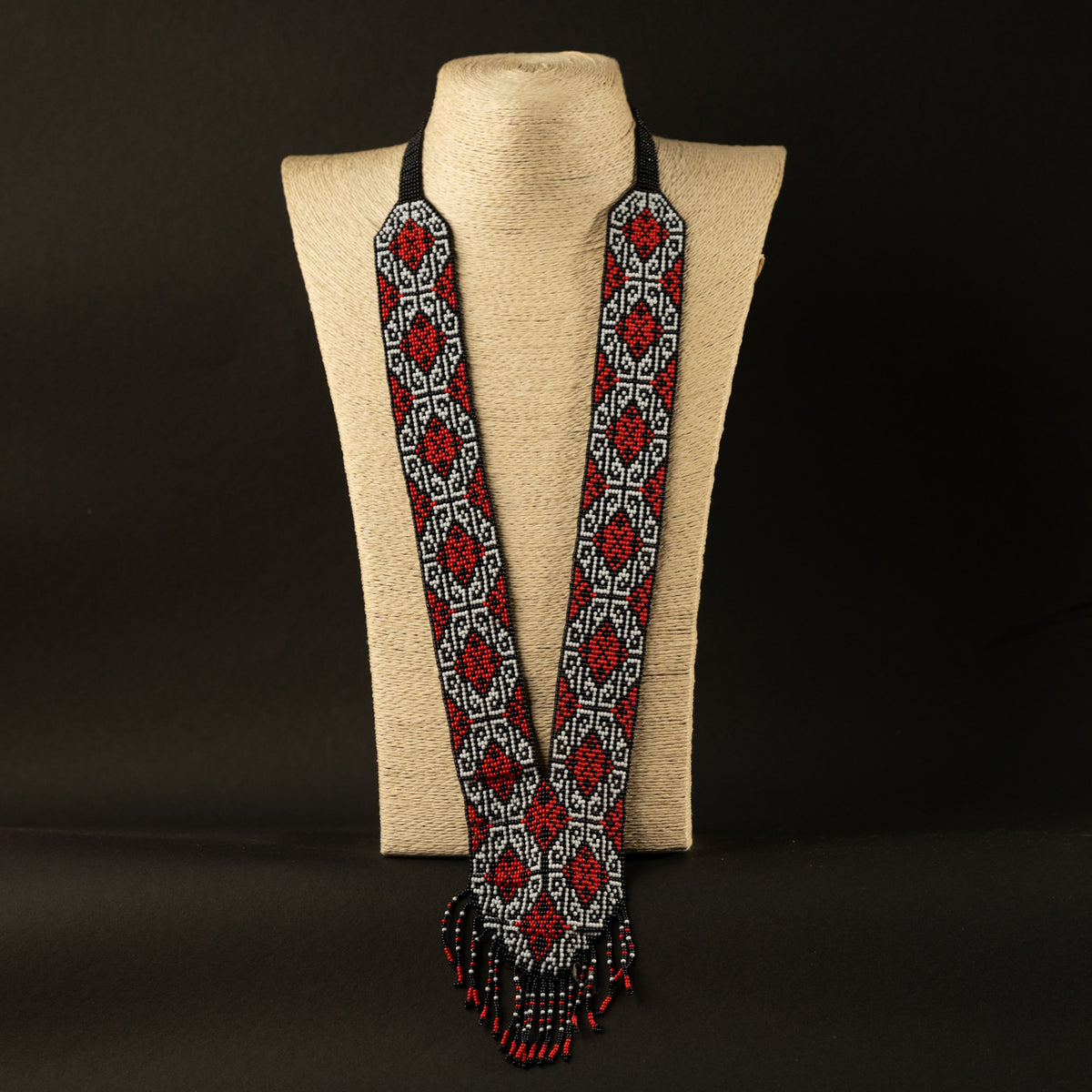 ISLA AFRO BEADED HANDMADE MALA/ NECKPIECE E ML102