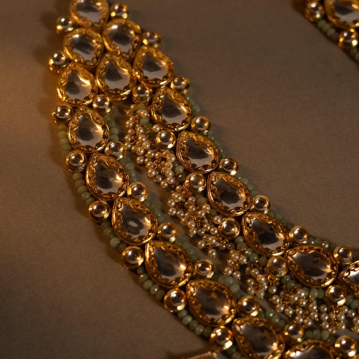 SANYOGITA BRIDAL BIJOUX PREMIUM HANDMADE LAC KUNDAN BRIDAL MALA ML121