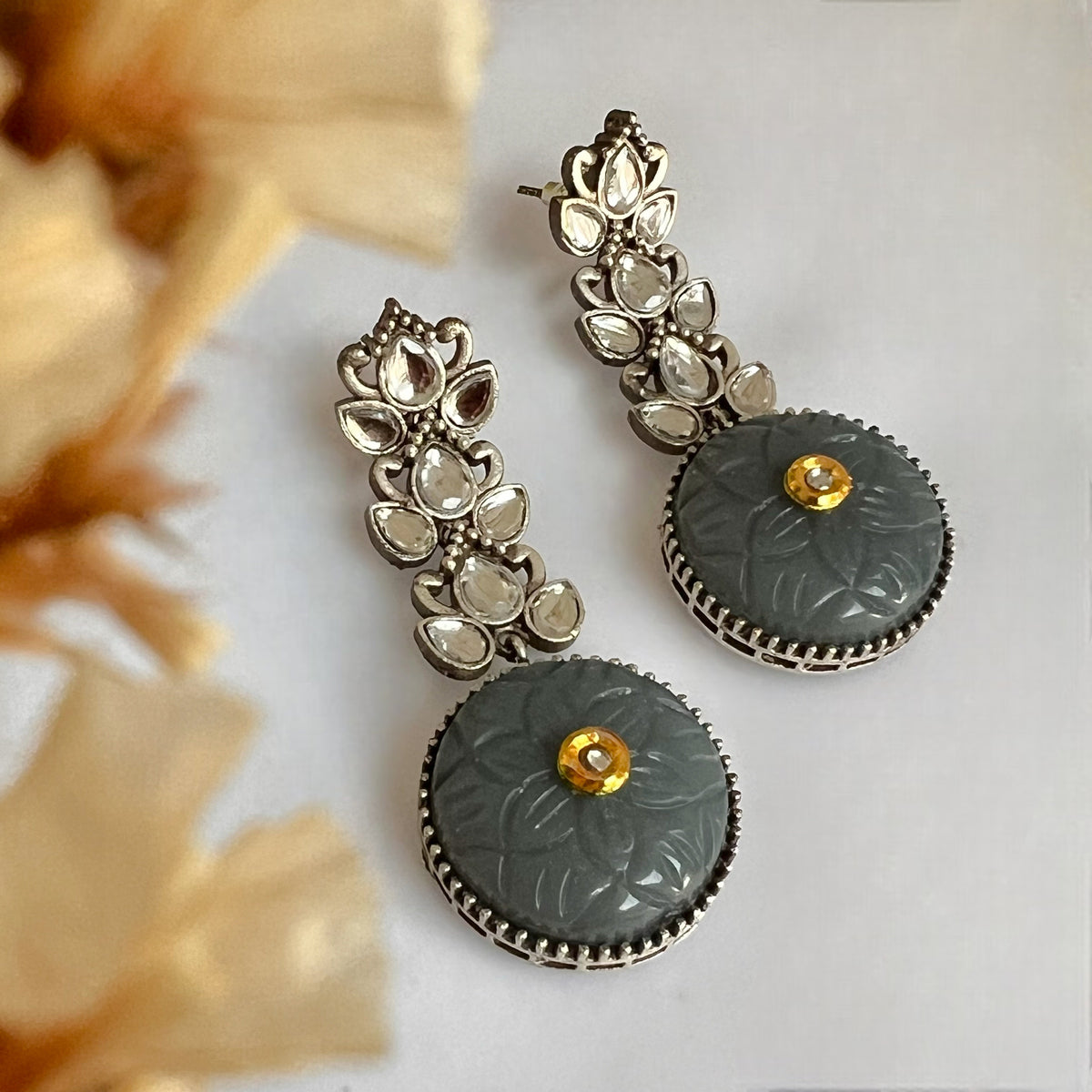 DILA SEMI HANDMADE EARRINGS-ER562