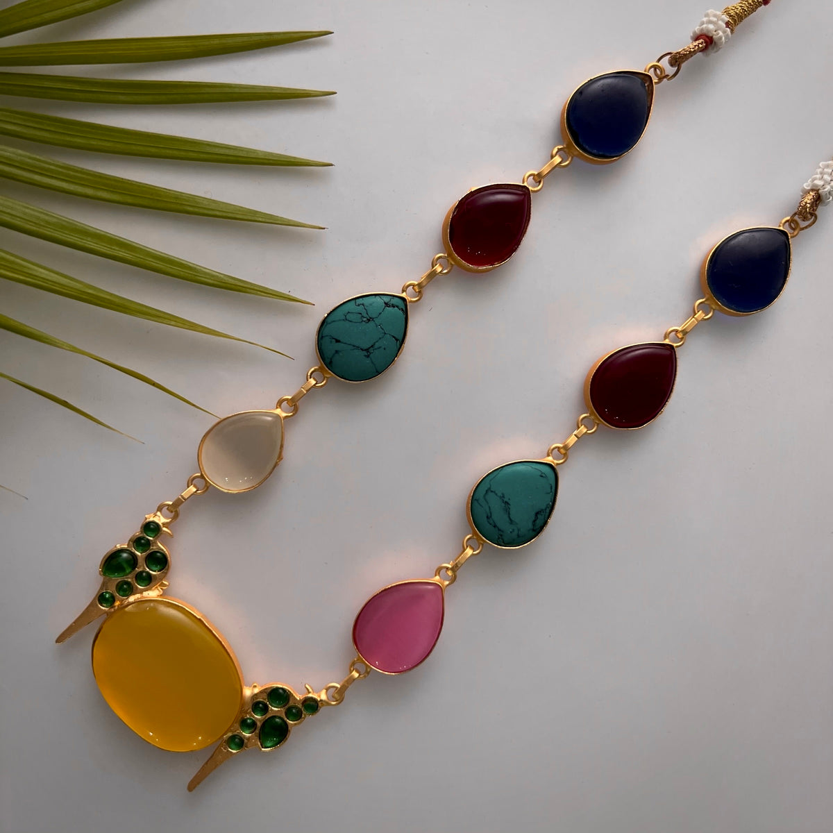 ROXANIA SET RING EARRING AND NECKLACE HANDMADE GOLD TONED PREMIUM NECKLACE/NECKPIECE EARRING SET NL30