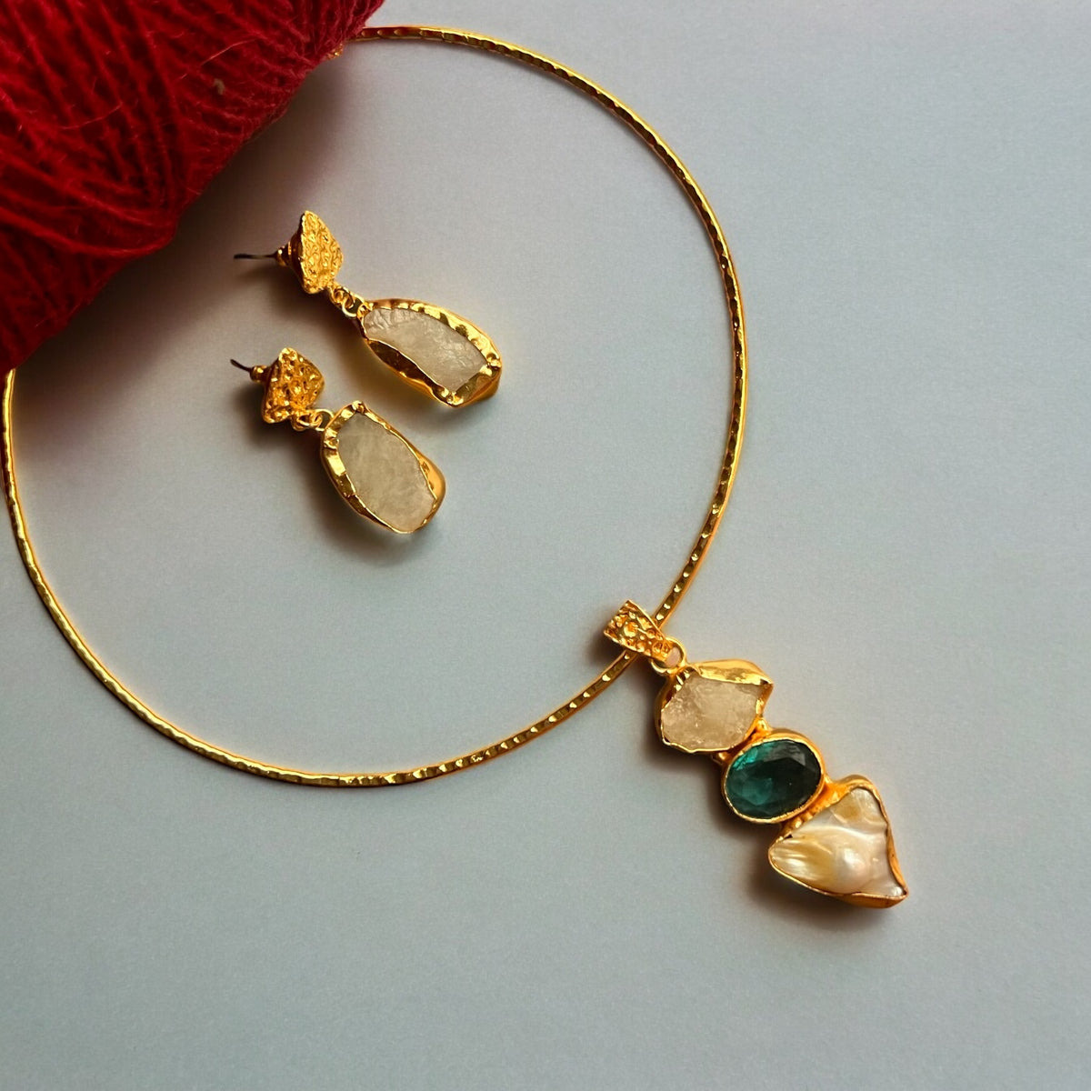 SOPHIA HANDMADE BIJOUX PREMIUM AND BIJOUX EXCLUSIVE HASLI WITH EARRINGS CH479