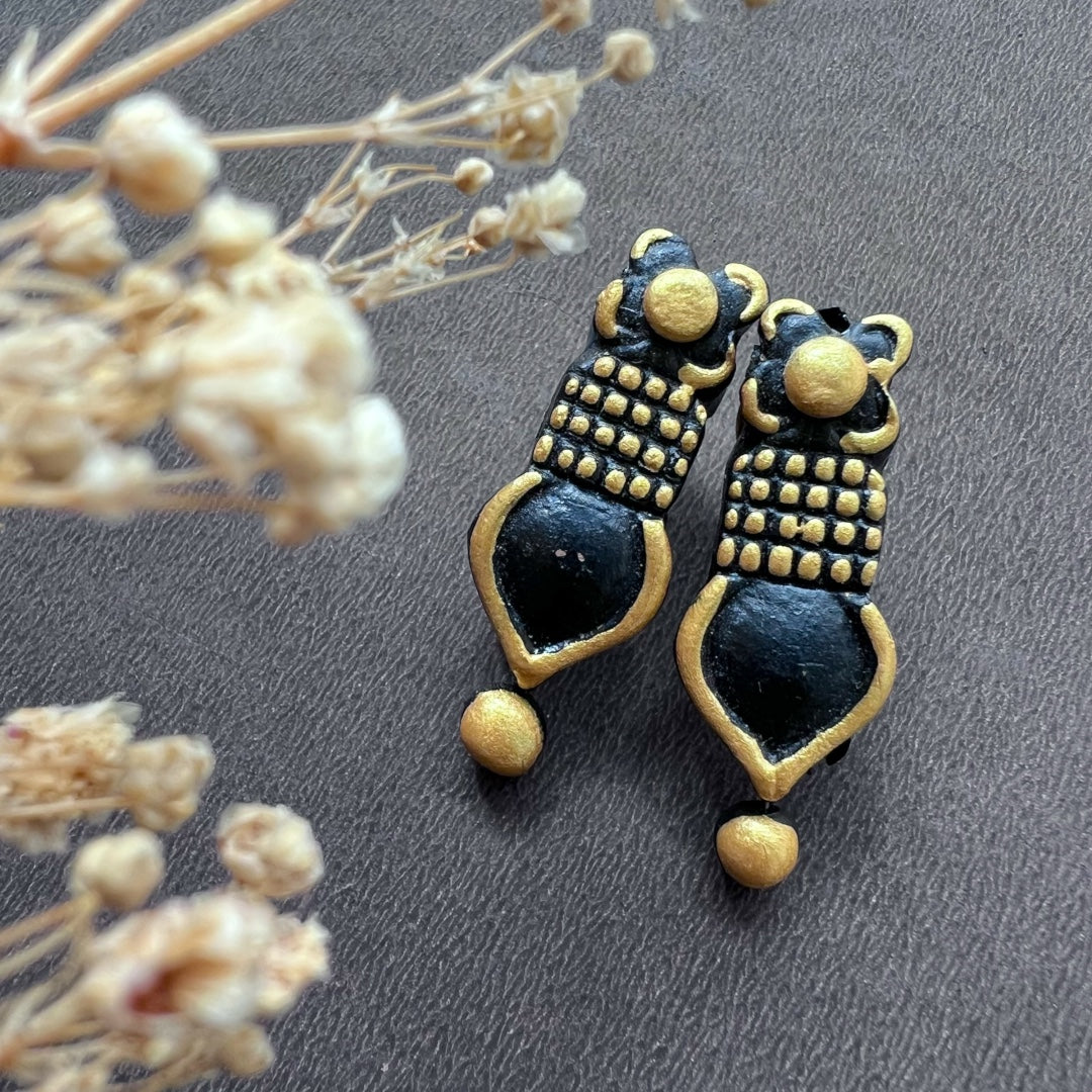 ANANYA TERRACOTTA NECKLACE WITH EARRING TR30