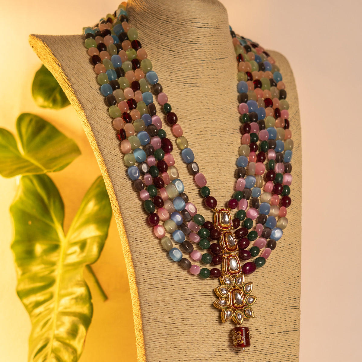 TAKI MULTI LAYERED HANDMADE STATEMENT MALA ML12