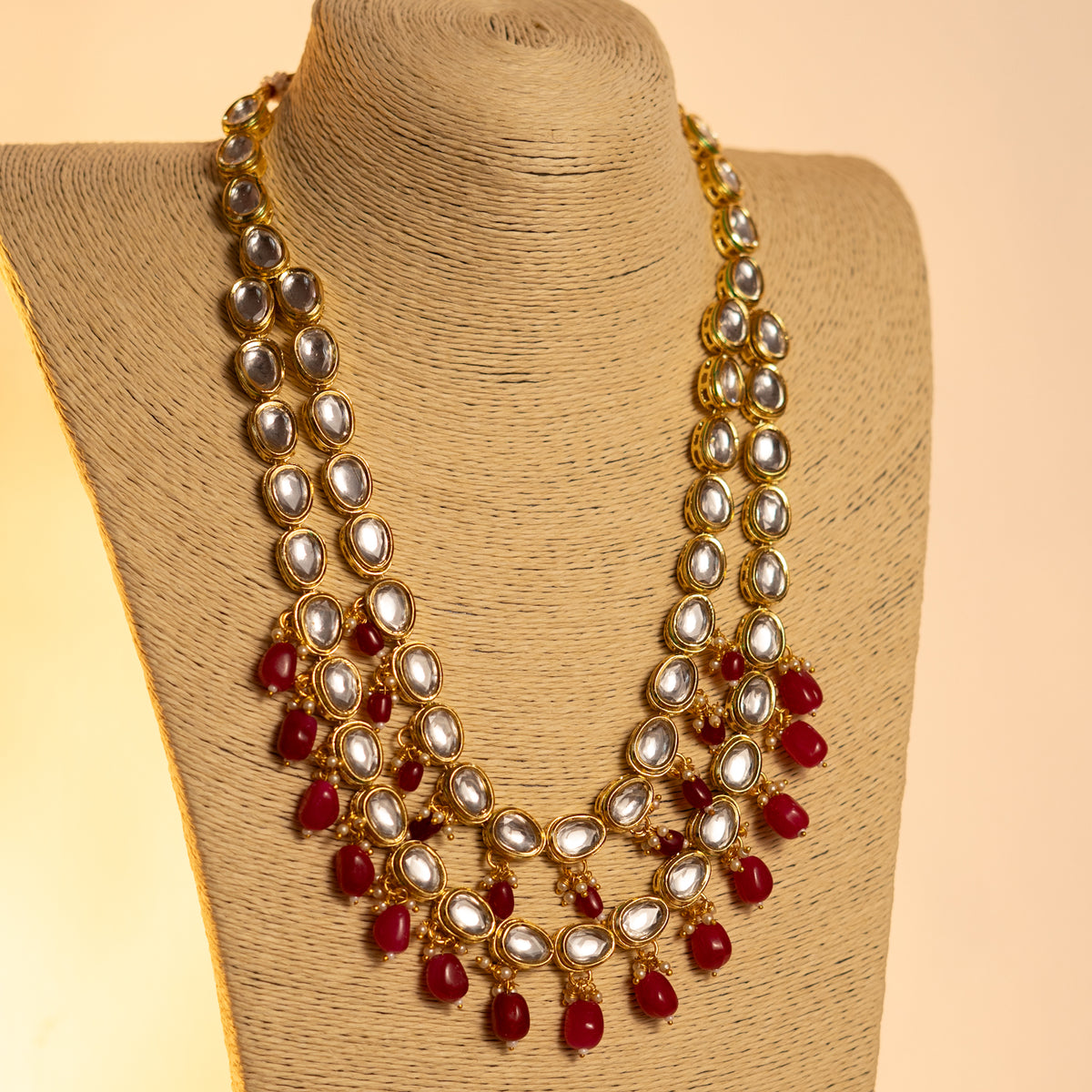KINA LAYER KUNDAN AND HANDMADE MALA ML26