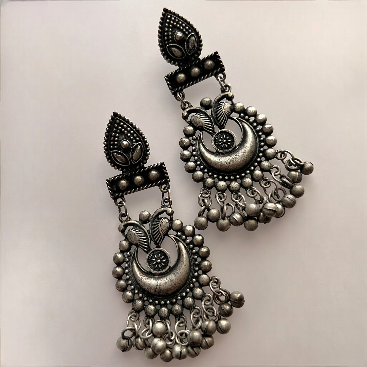 RATHNA AFGHANI RAW AND RUSTIC AND VINTAGE EARRING AF58