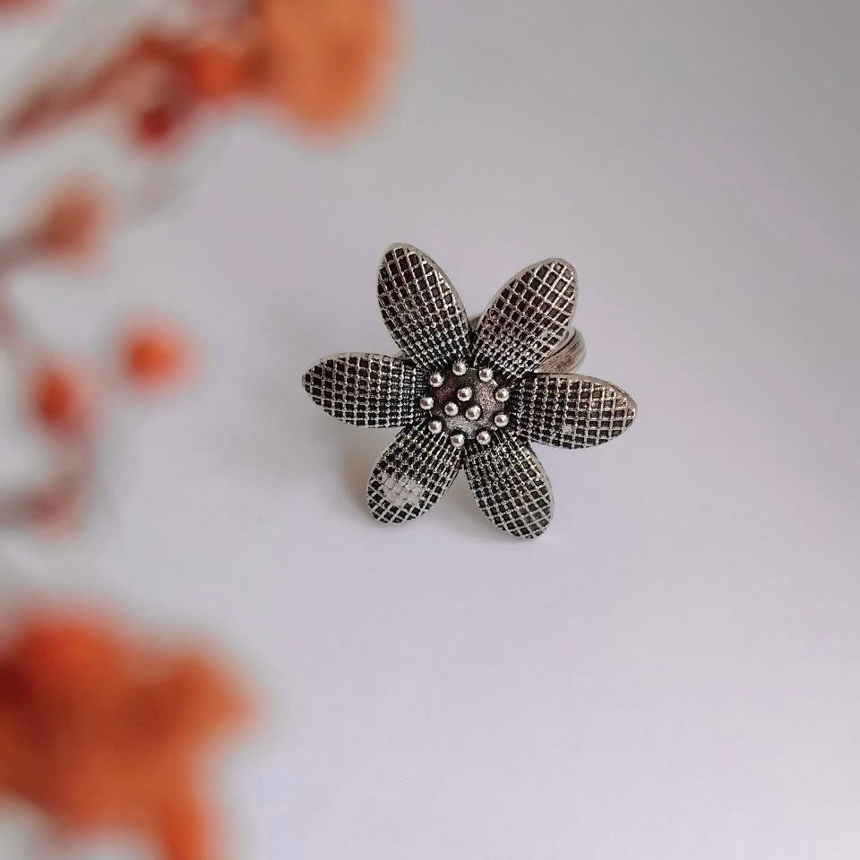 RISHABA OXIDIZED FINISH  RING R89