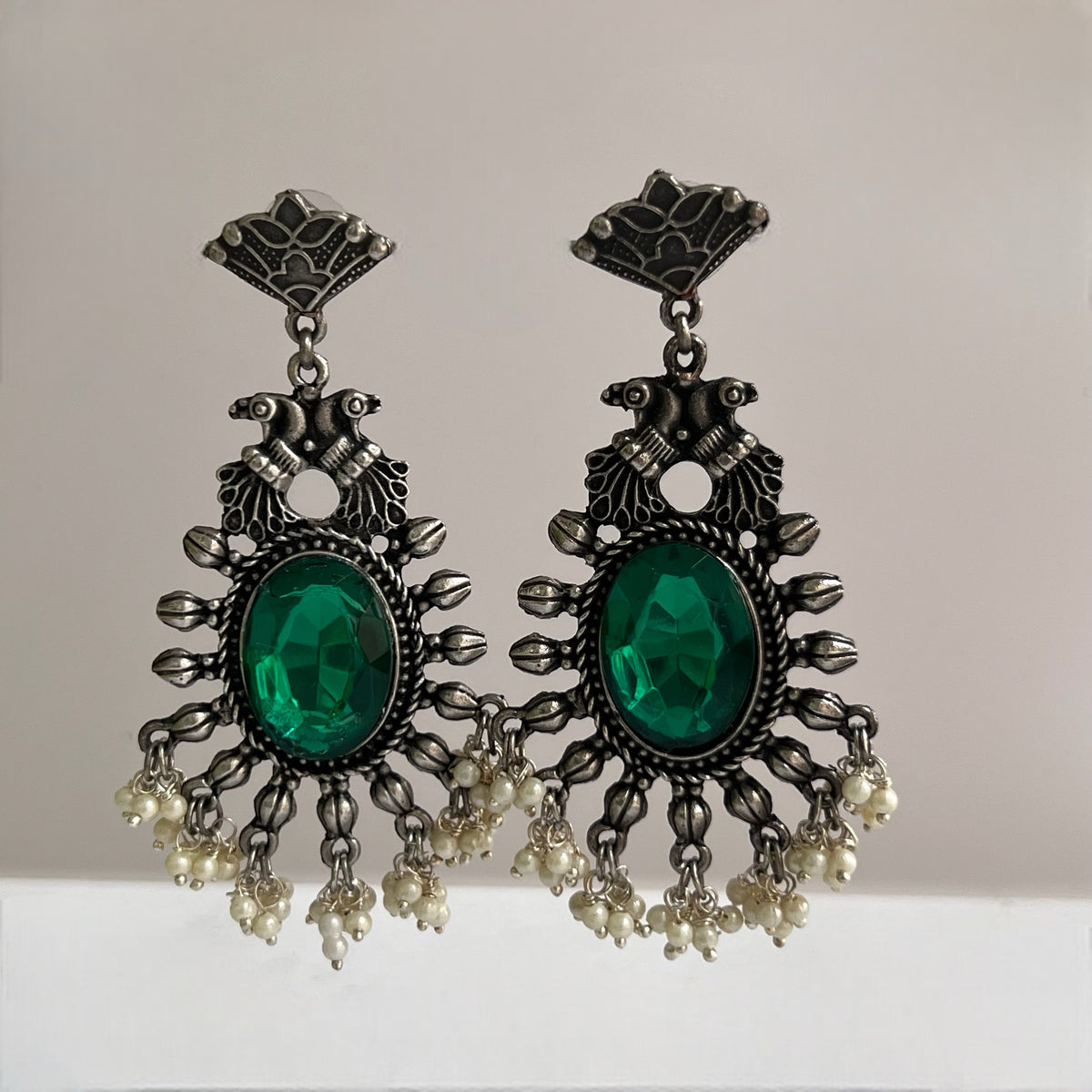 VICTORIA AFGHANI RAW AND RUSTIC AND VINTAGE EARRING AF49