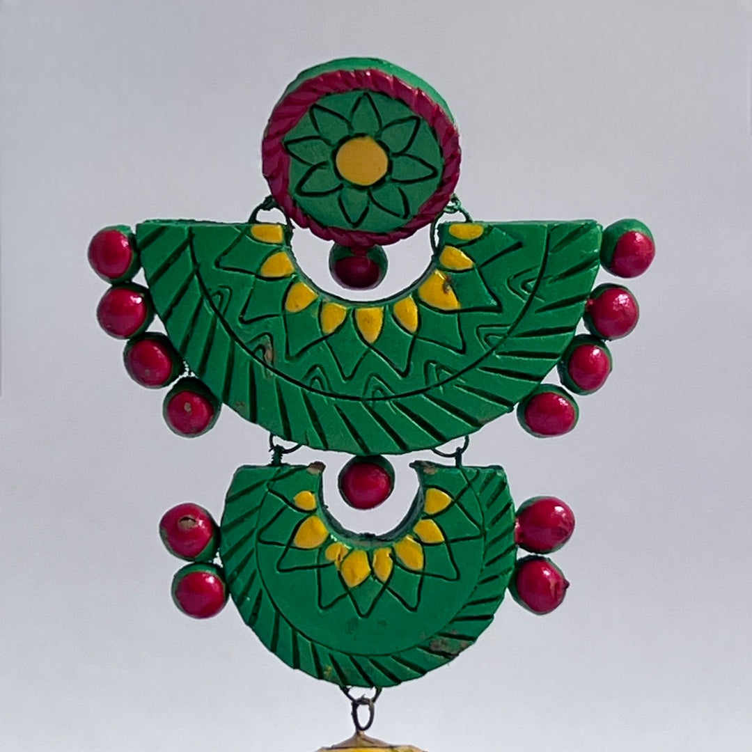 ASHANA TERRACOTTA HANDMADE JUMBO JHUMKAS TR69