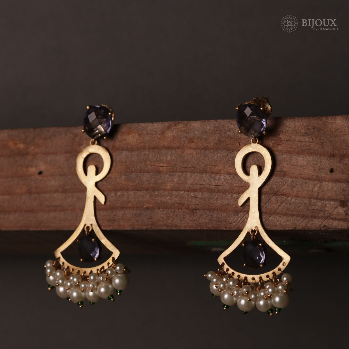 TWINKLING DANGLER DROPS LIGHTWEIGHT HANDMADE  AND HAND HAMMERED EARRINGS  ER72