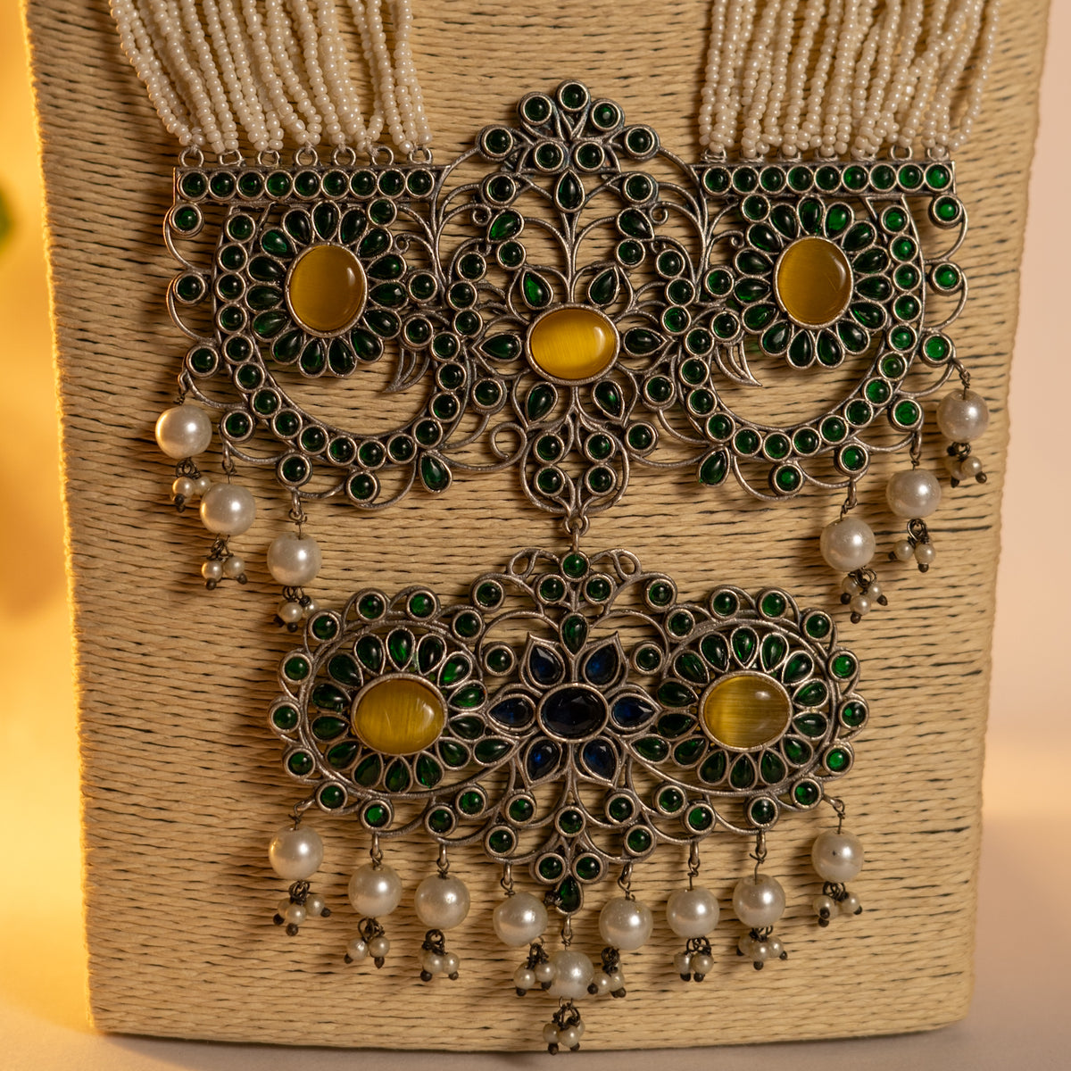 VARDHAMANA PEARL HANDMADE PEARL STRAND MALA ML101