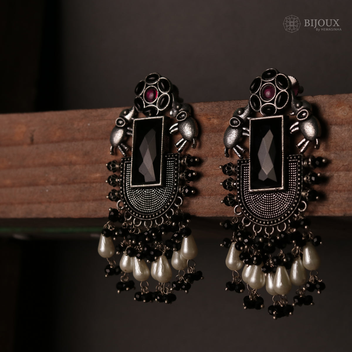 ELEPHANT VERDE OXIDIZED MONOLISA STONE SEMI HANDMADE ER117