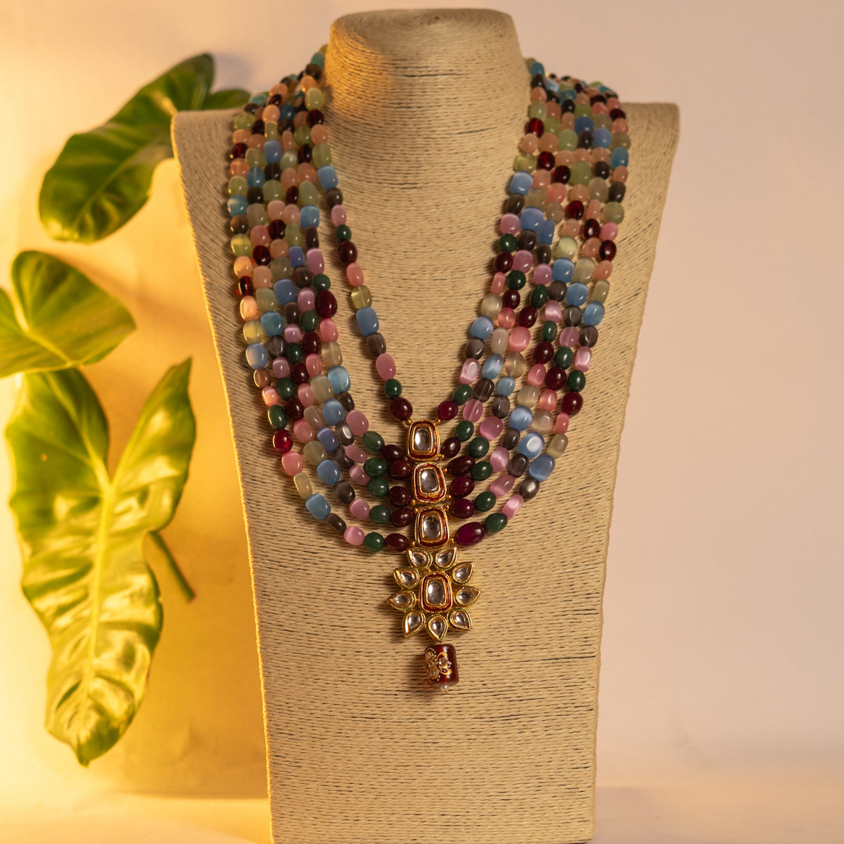 TAKI MULTI LAYERED HANDMADE STATEMENT MALA ML12
