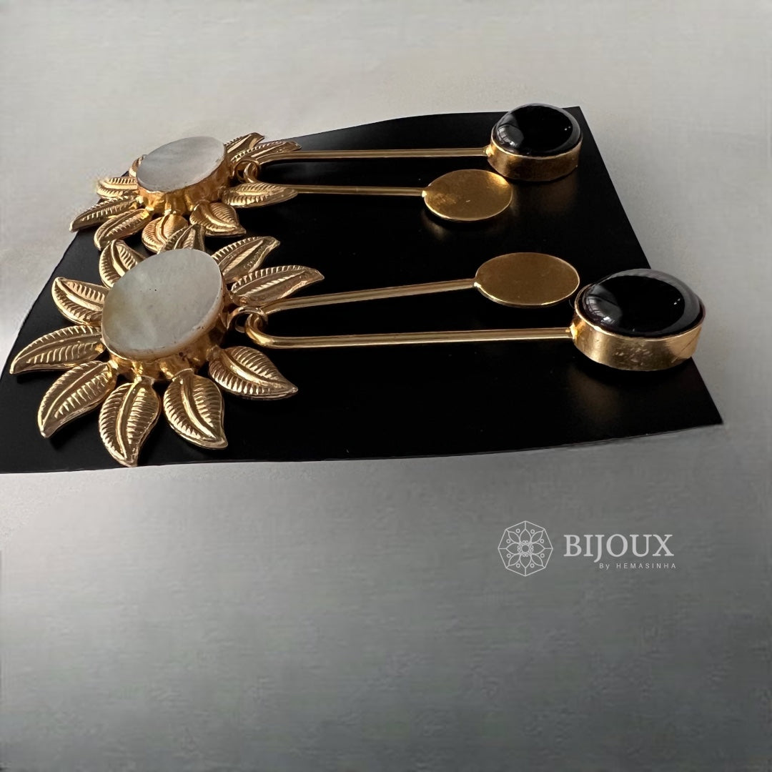 DAISY HANDMADE NATURAL STONE EARRINGS ER240