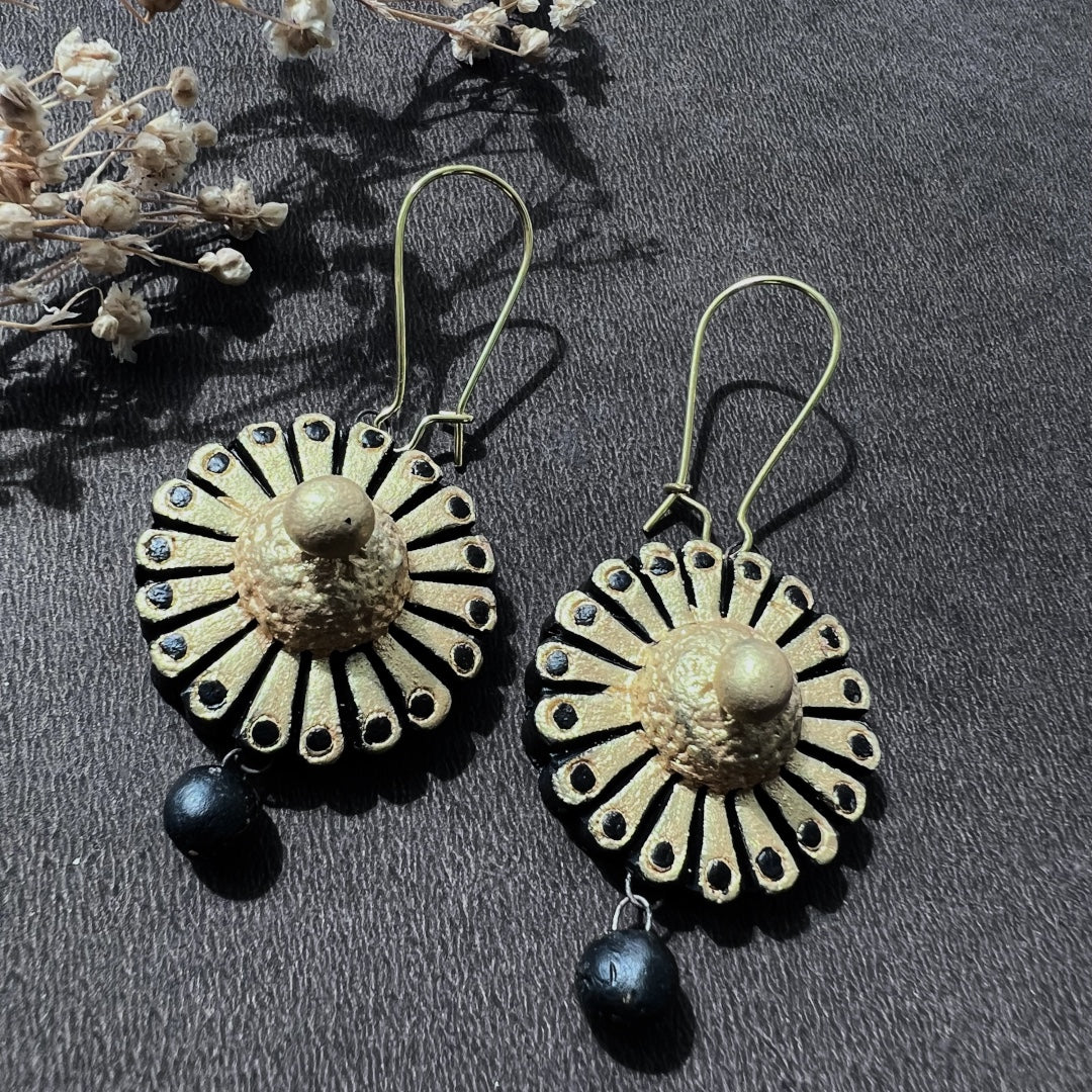 AZHAGI TERRACOTTA NECKLACE WITH EARRING TR32