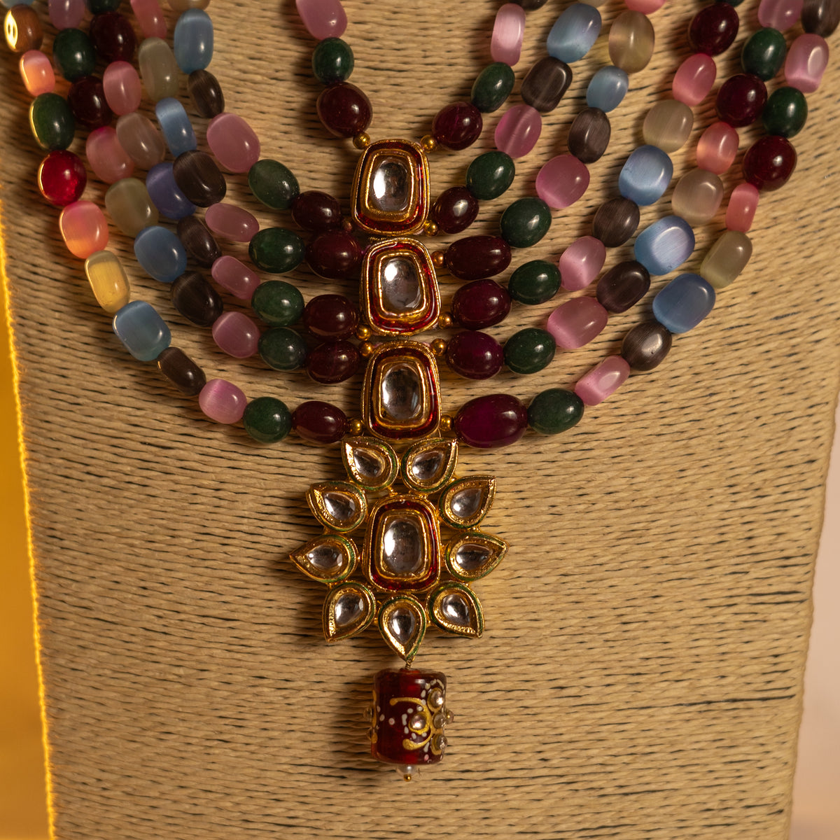 TAKI MULTI LAYERED HANDMADE STATEMENT MALA ML12