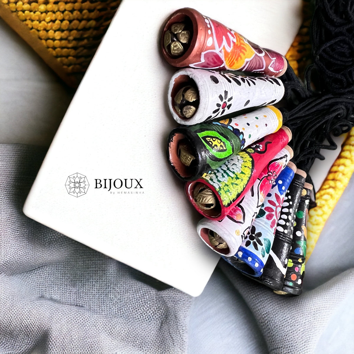 SODA SNUGGLE TERRACOTTA PENDANT WITH BLACK ROPE TR15