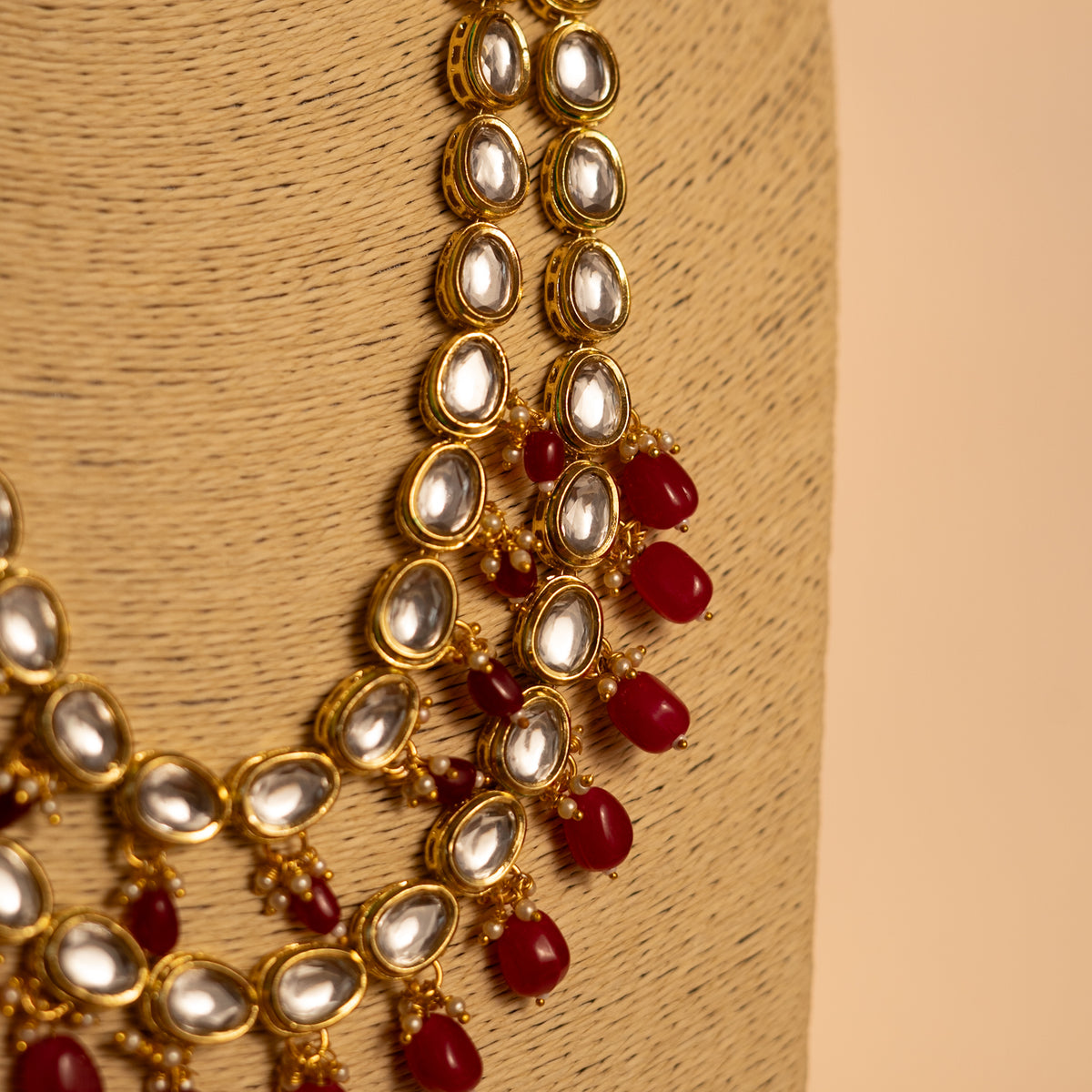 KINA LAYER KUNDAN AND HANDMADE MALA ML26