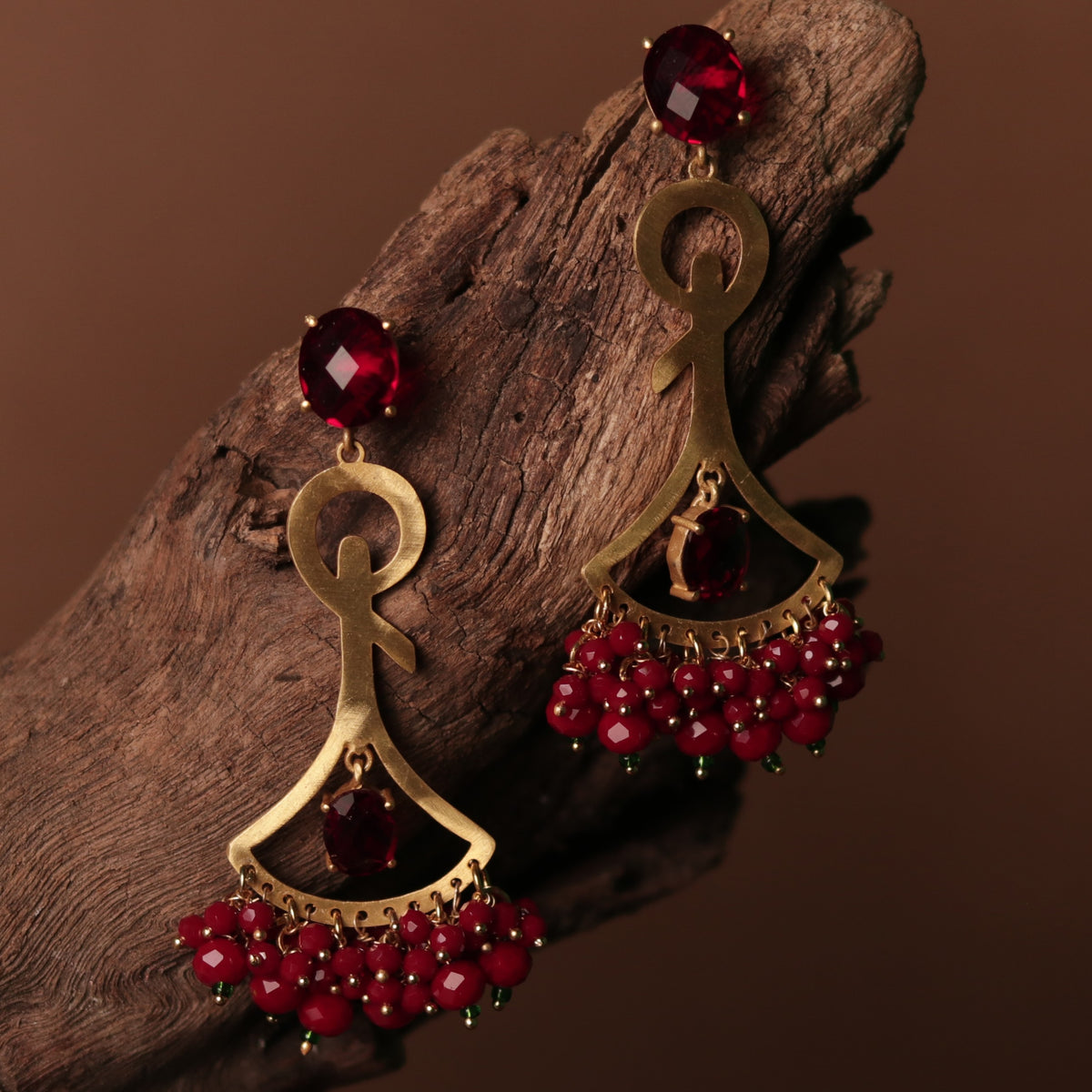 TWINKLING DANGLER DROPS LIGHTWEIGHT HANDMADE  AND HAND HAMMERED EARRINGS  ER72