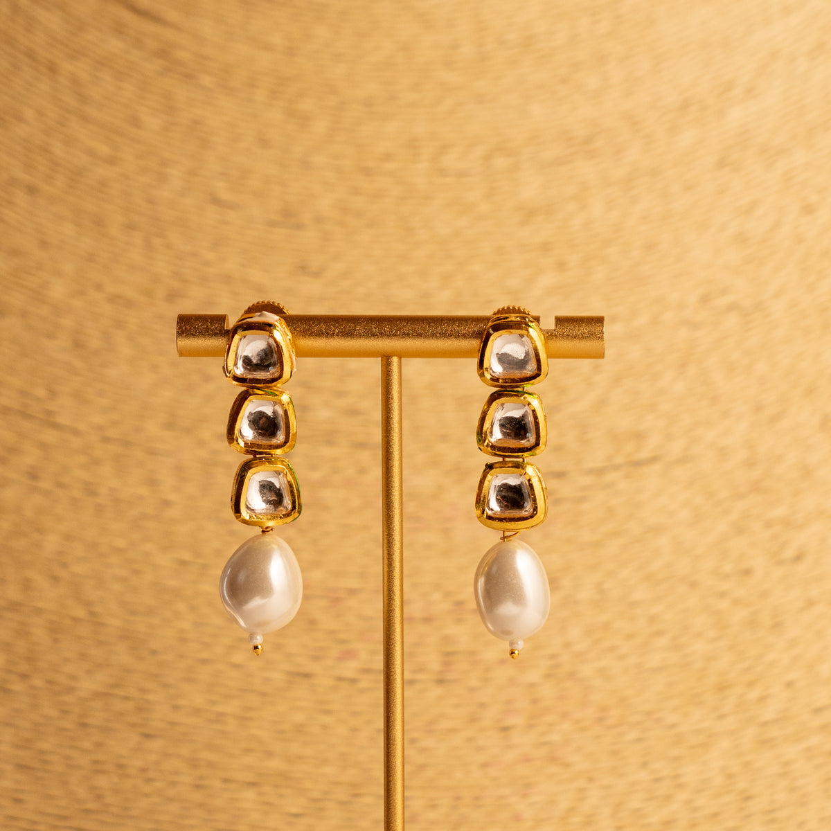 SAMANTH KUNDAN PEARL HANDMADE NECKPIECE NECKLACE NL38