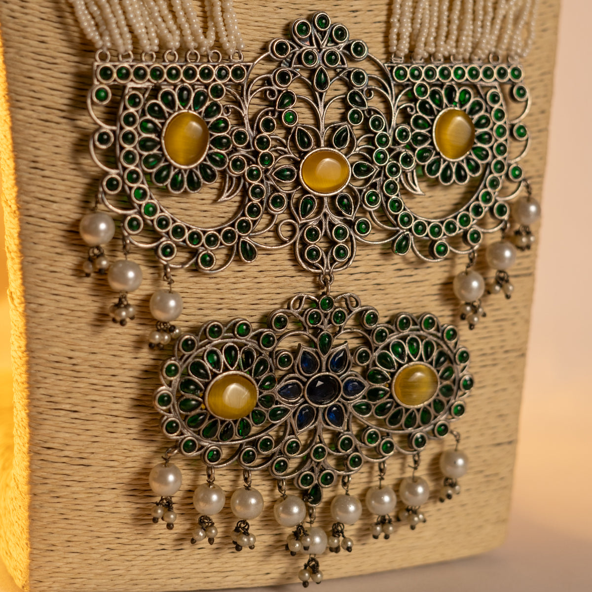 VARDHAMANA PEARL HANDMADE PEARL STRAND MALA ML101