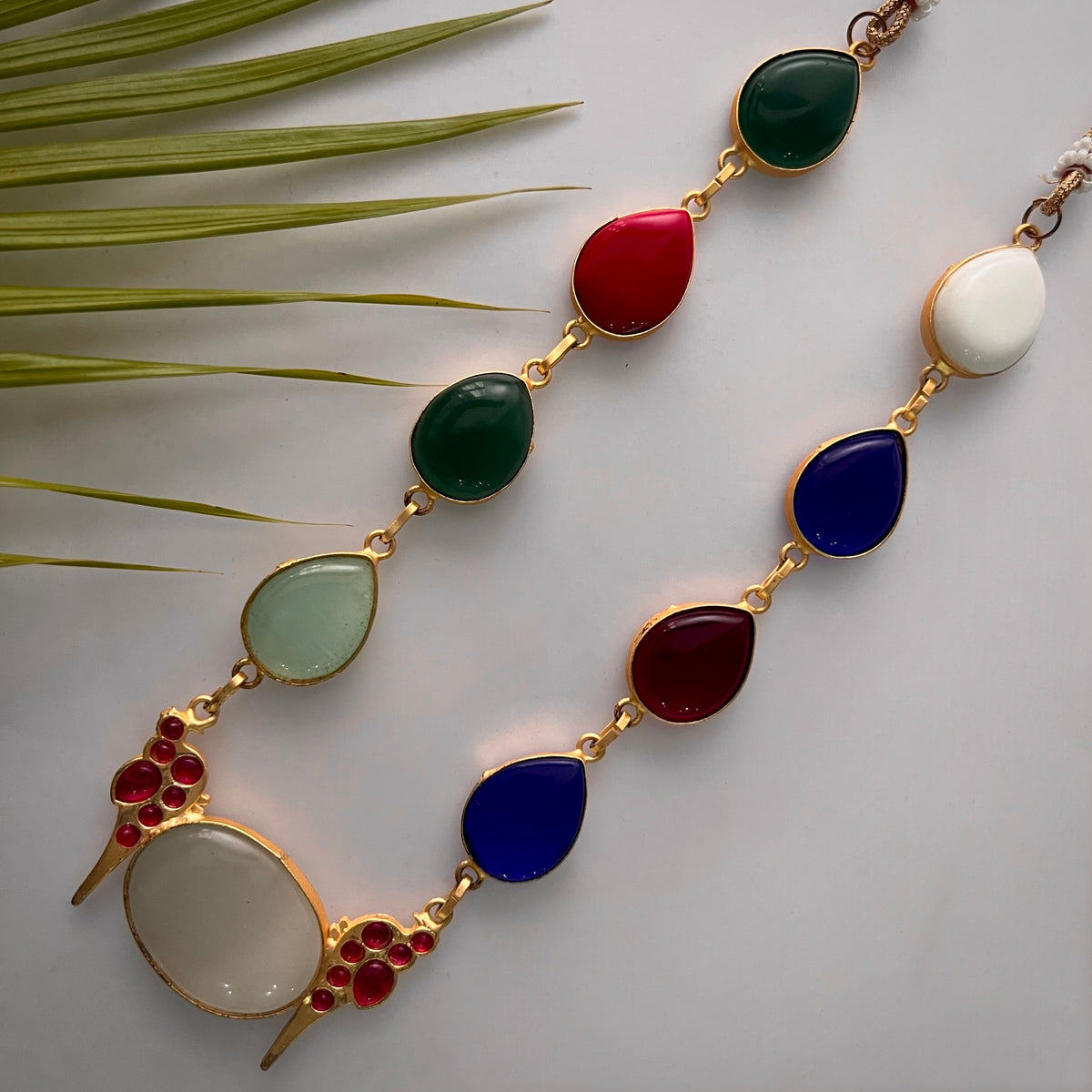 ROXANIA SET RING EARRING AND NECKLACE HANDMADE GOLD TONED PREMIUM NECKLACE/NECKPIECE EARRING SET NL30