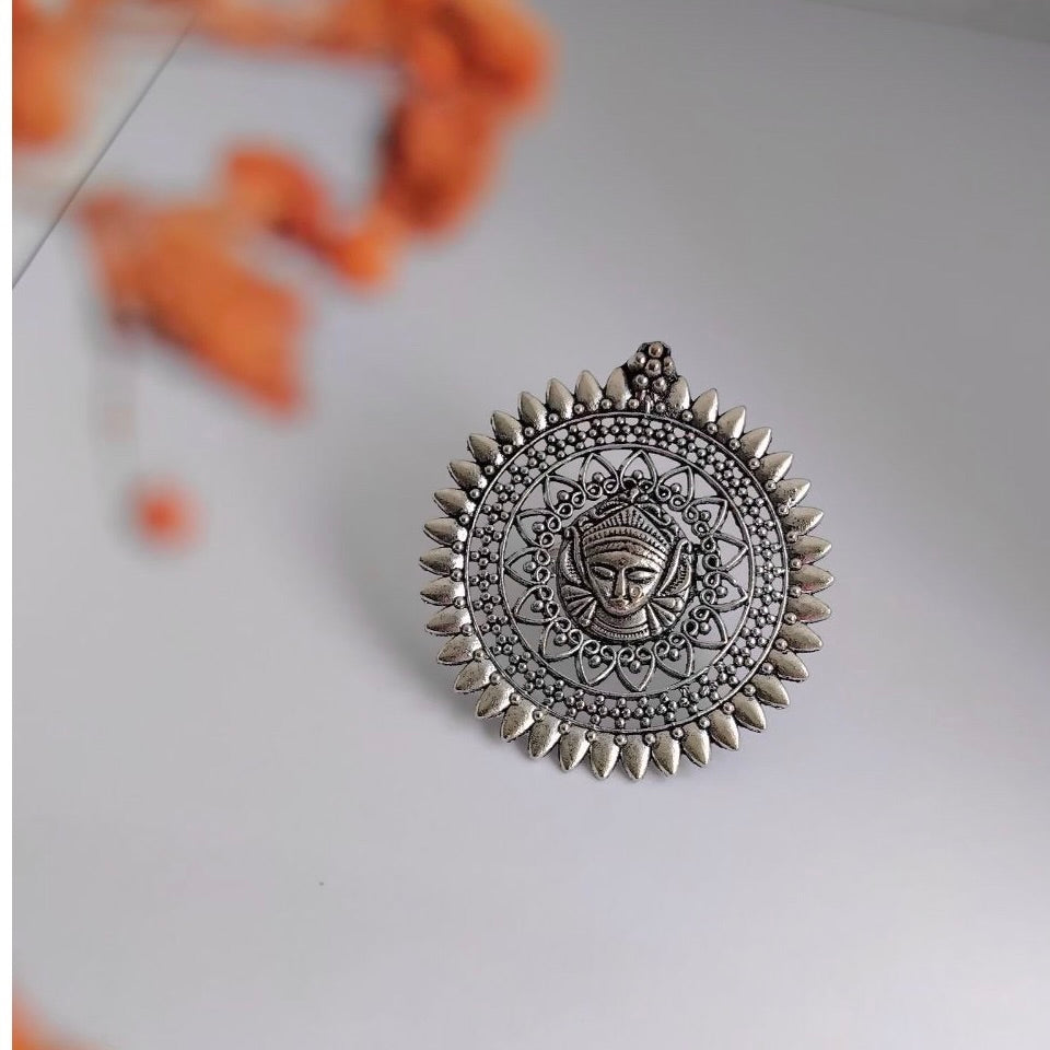 RISHABA TEMPLE OXIDIZED FINISH  RING R88