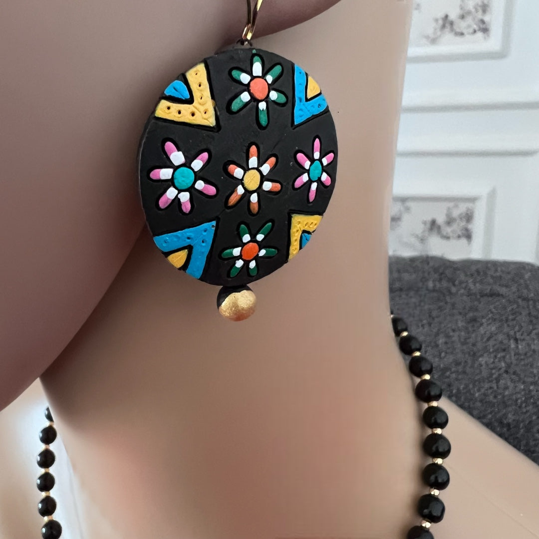 DESIGUAL HANDMADE TERRACOTTA HASLI  WITH EARRING TR03