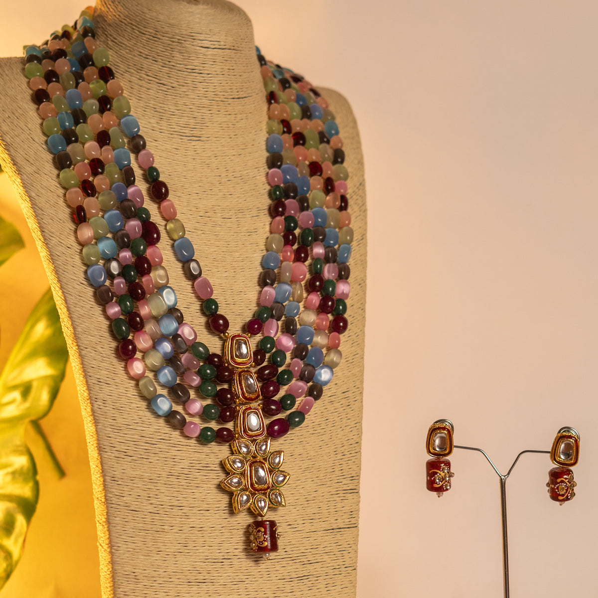 TAKI MULTI LAYERED HANDMADE STATEMENT MALA ML12