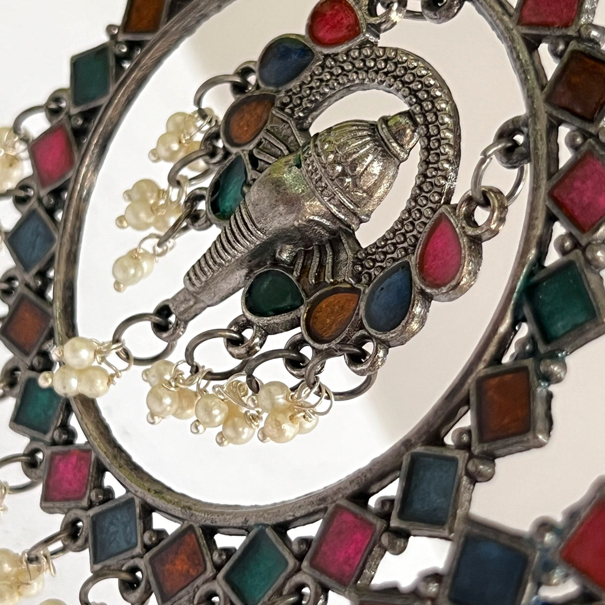 SHIREEN AFGHANI MEENA RAW AND RUSTIC AND VINTAGE LOOP EARRING AF48