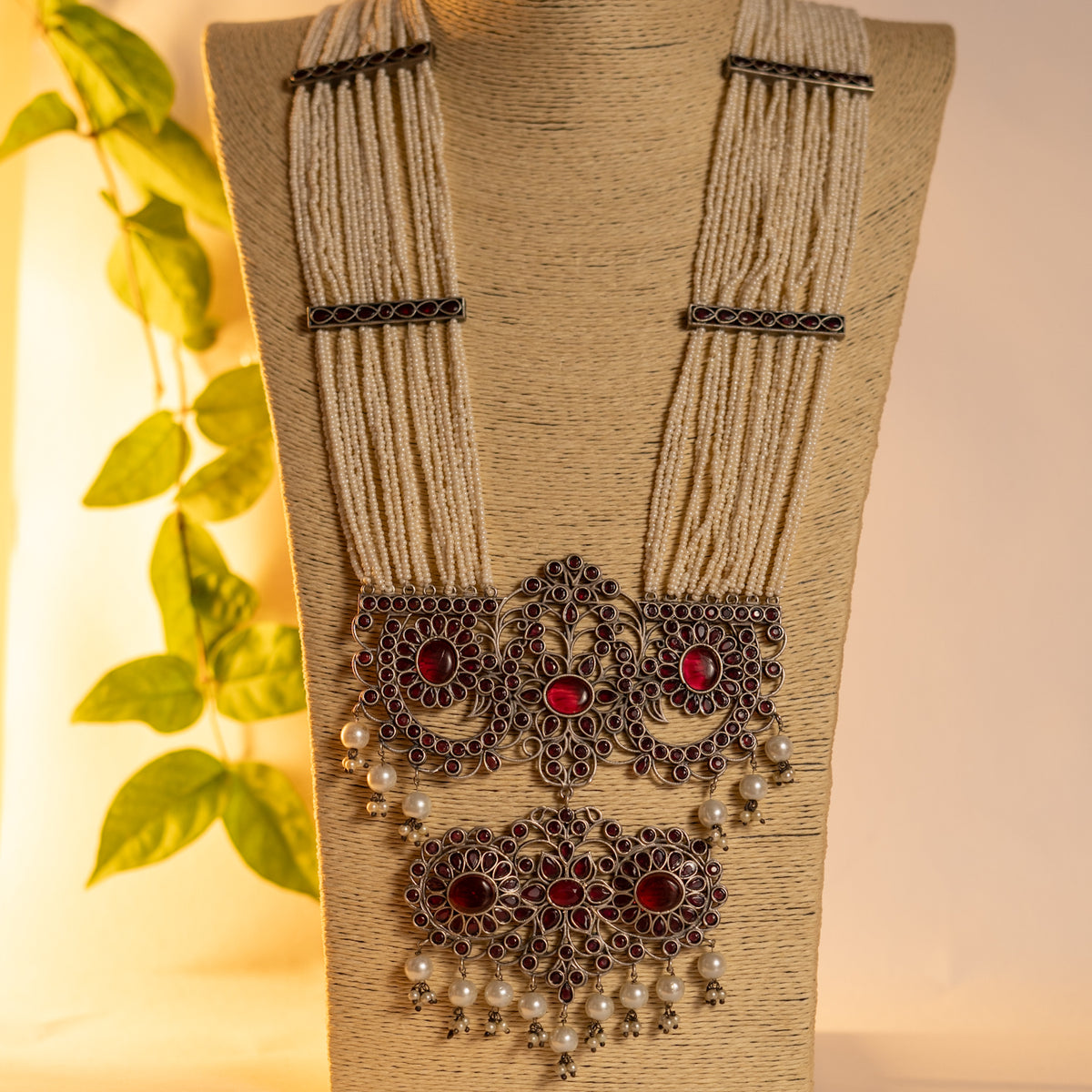 VARDHAMANA PEARL HANDMADE PEARL STRAND MALA ML101