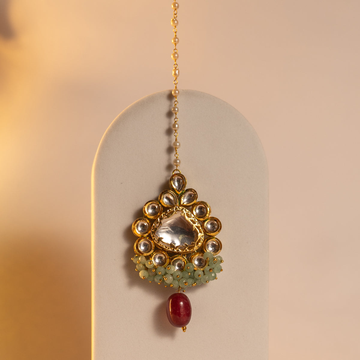 SANYOGITA BRIDAL BIJOUX PREMIUM HANDMADE LAC KUNDAN BRIDAL MALA ML121