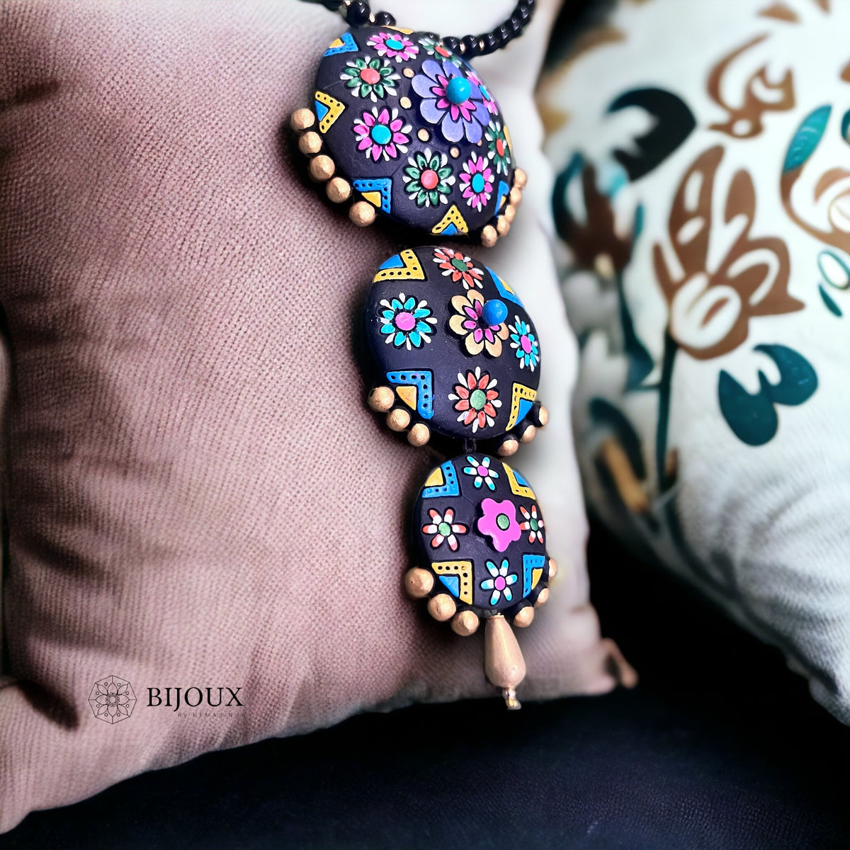 DESIGUAL HANDMADE TERRACOTTA HASLI  WITH EARRING TR03