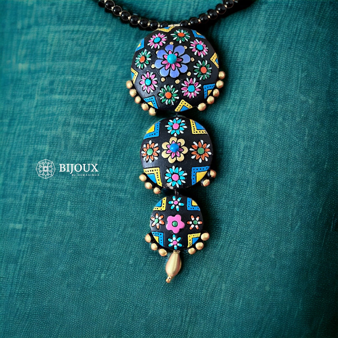 DESIGUAL HANDMADE TERRACOTTA HASLI  WITH EARRING TR03