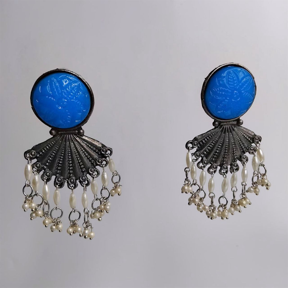 KERANA AFGHANI RAW AND RUSTIC AND VINTAGE DANGLERS AF74