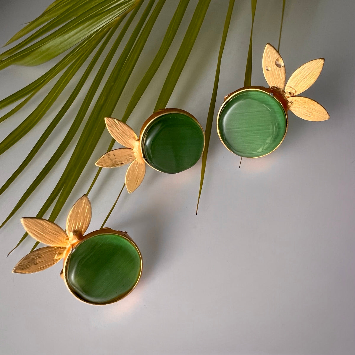 ROXANIA SET RING EARRING AND NECKLACE HANDMADE GOLD TONED PREMIUM NECKLACE/NECKPIECE EARRING SET NL30