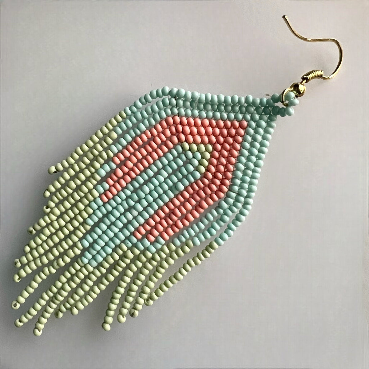 NIA AFRO BEADS HANDMADE EARRING ER548