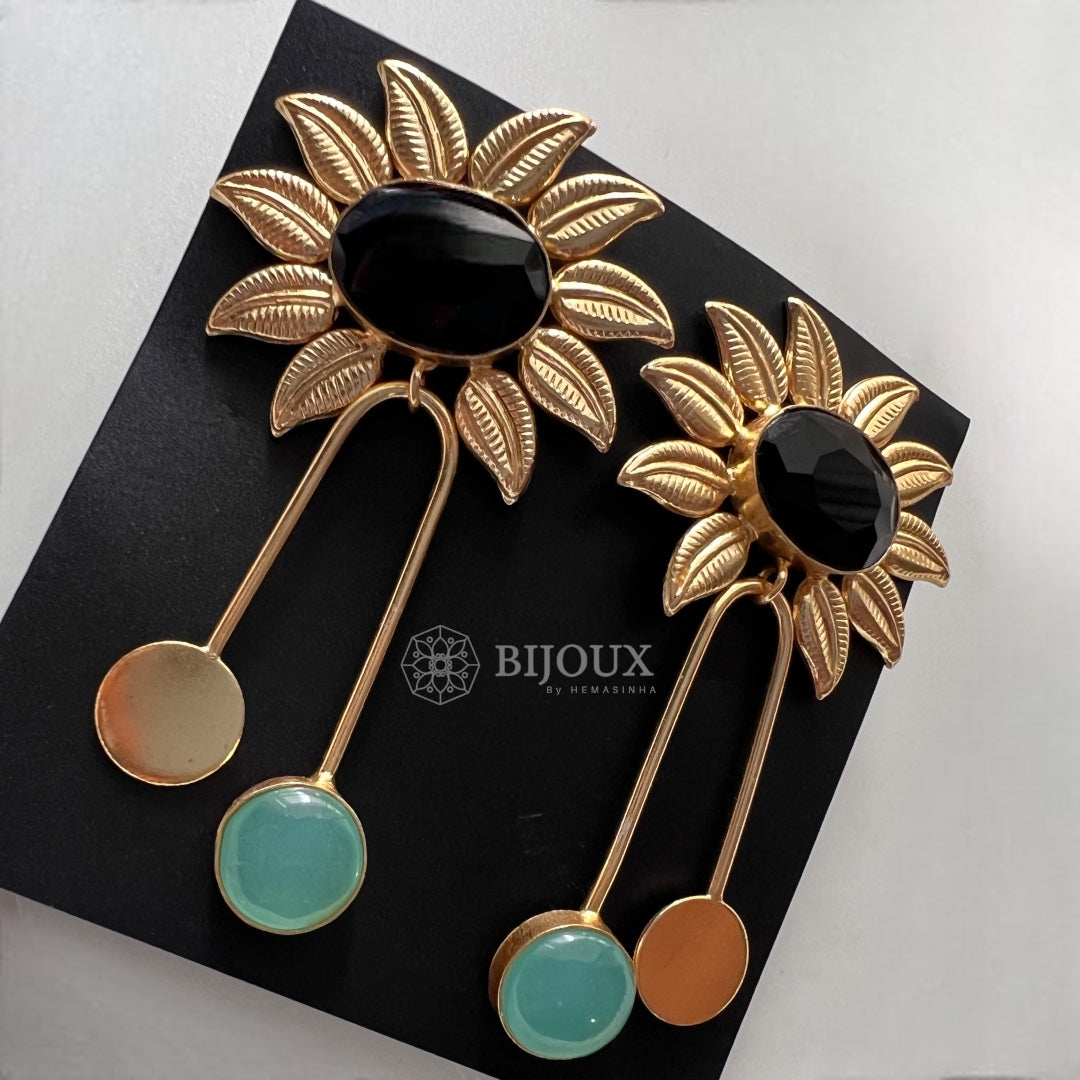 DAISY HANDMADE NATURAL STONE EARRINGS ER240