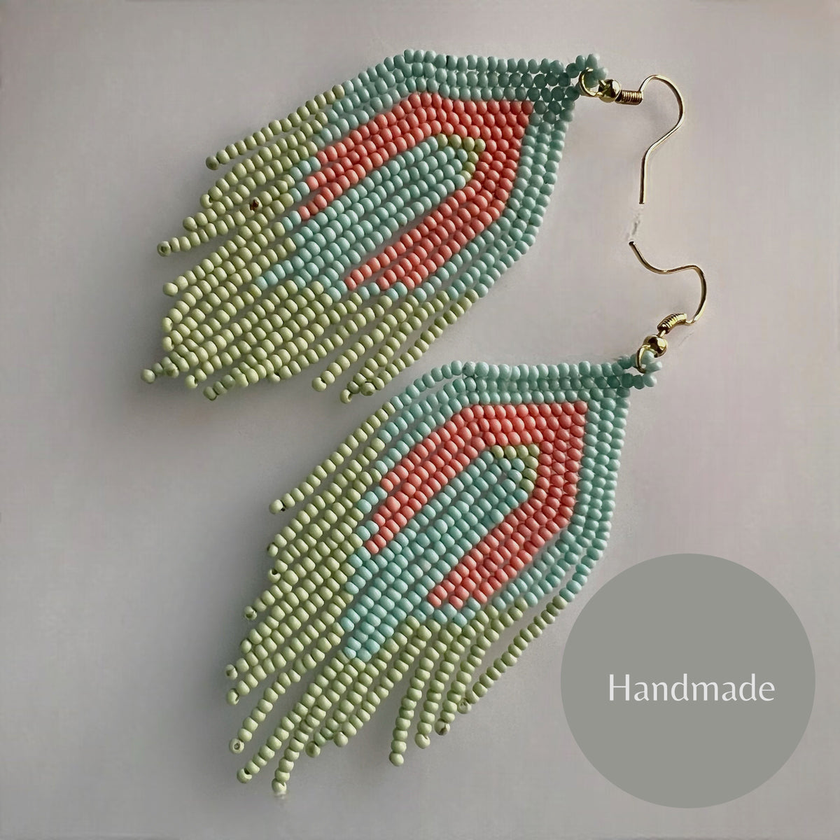 NIA AFRO BEADS HANDMADE EARRING ER548