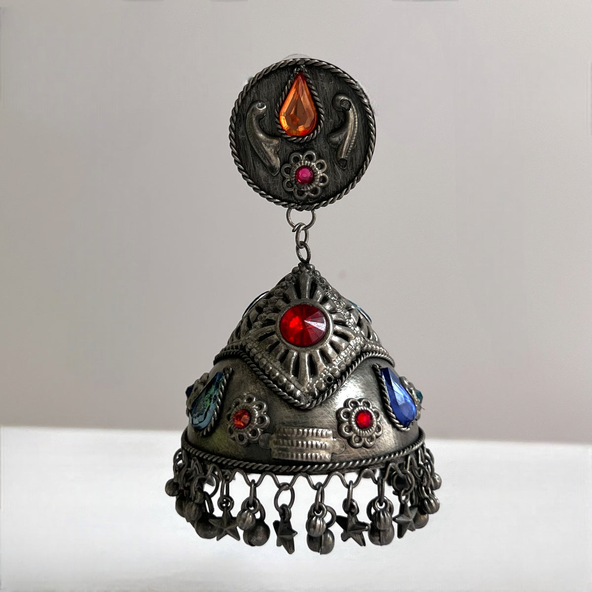 CONY FLAIR AFGHANI RAW AND RUSTIC AND VINTAGE JUMBO JHUMKAS AF30