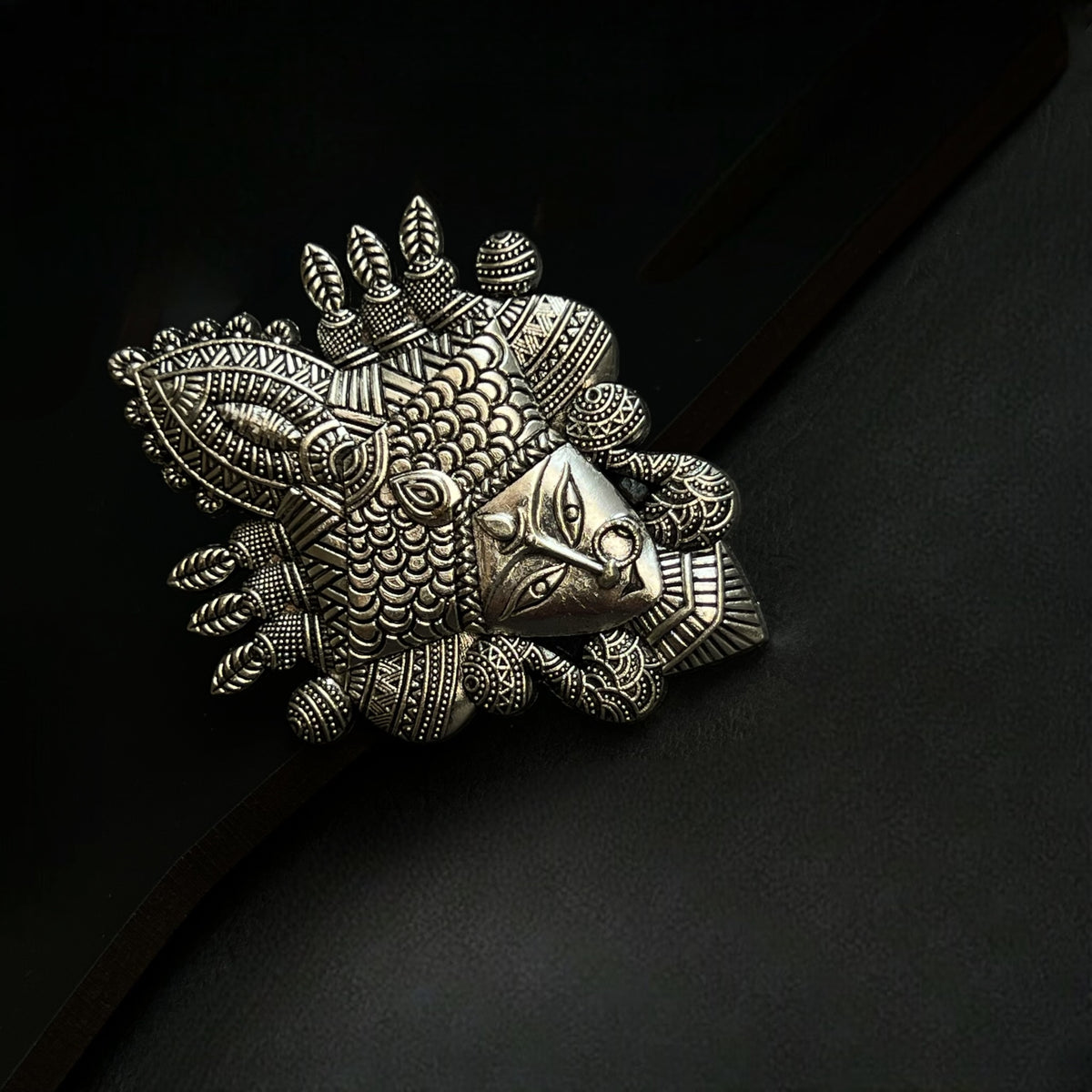 AARIKA OXIDIZED MULTI FINGER RING R24