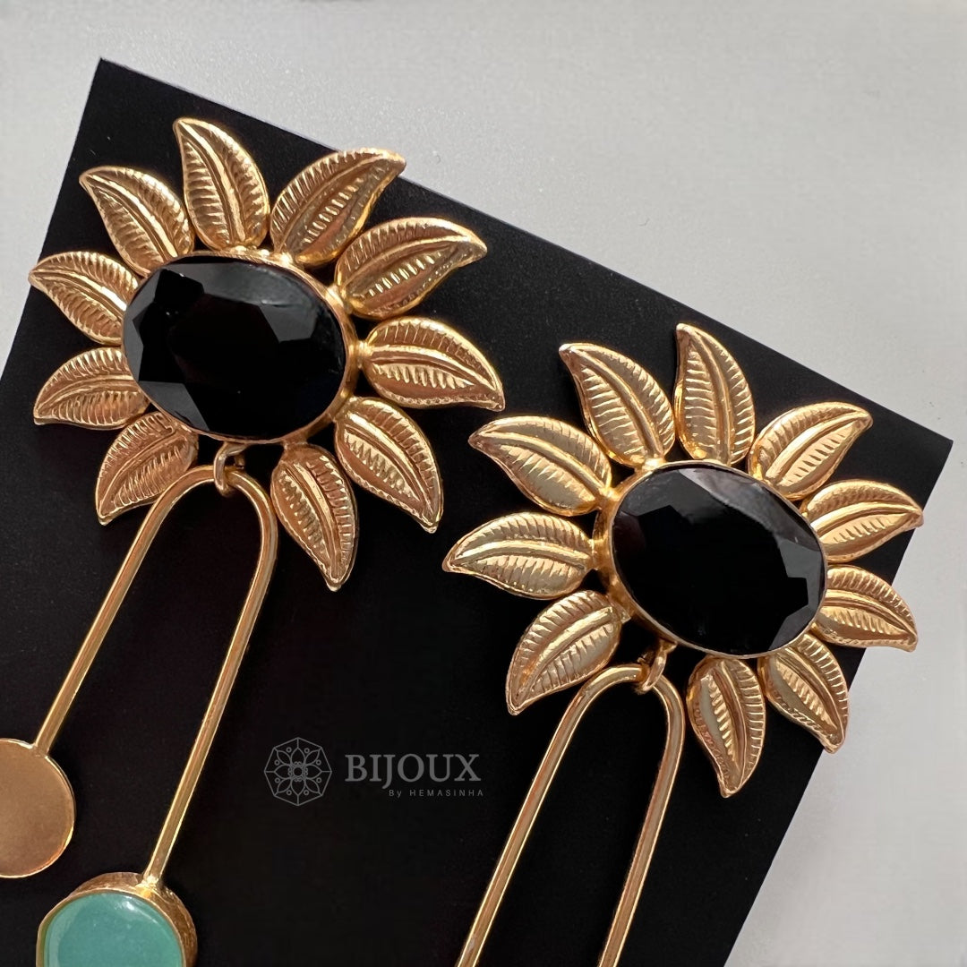 DAISY HANDMADE NATURAL STONE EARRINGS ER240