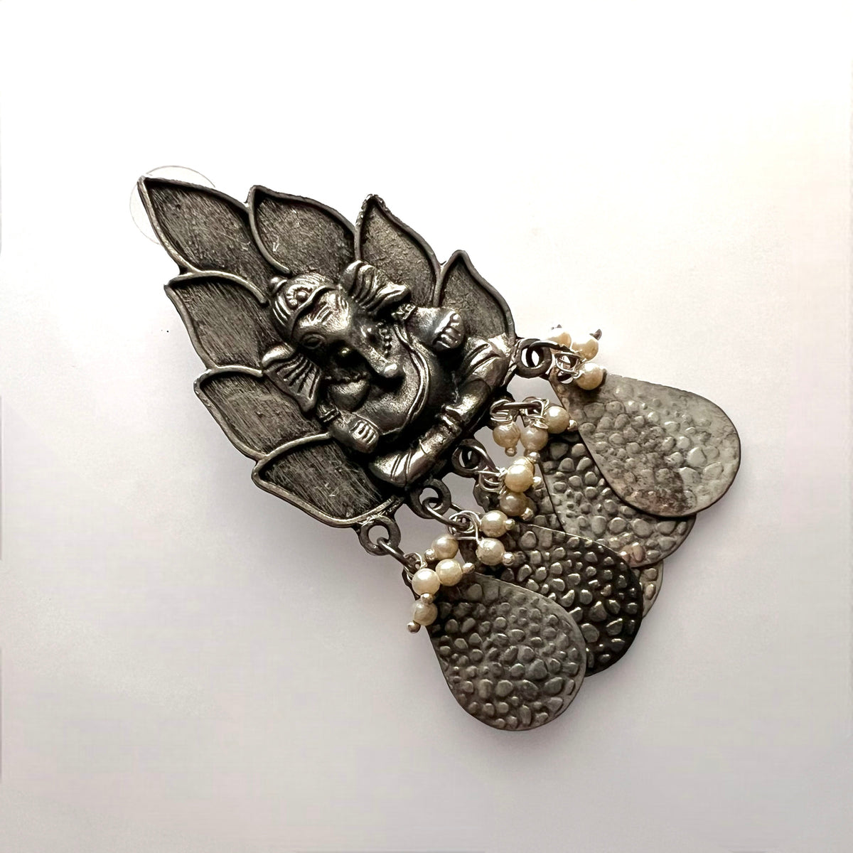 GAN PAPPA AFGHANI RAW AND RUSTIC AND VINTAGE EARRING AF56