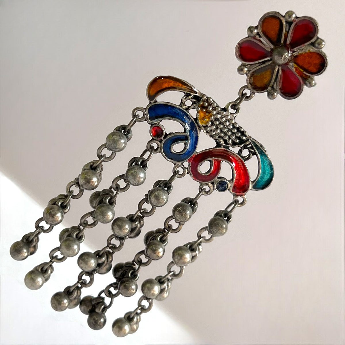 ROYA AFGHANI MEENA RAW AND RUSTIC AND VINTAGE EARRING AF45