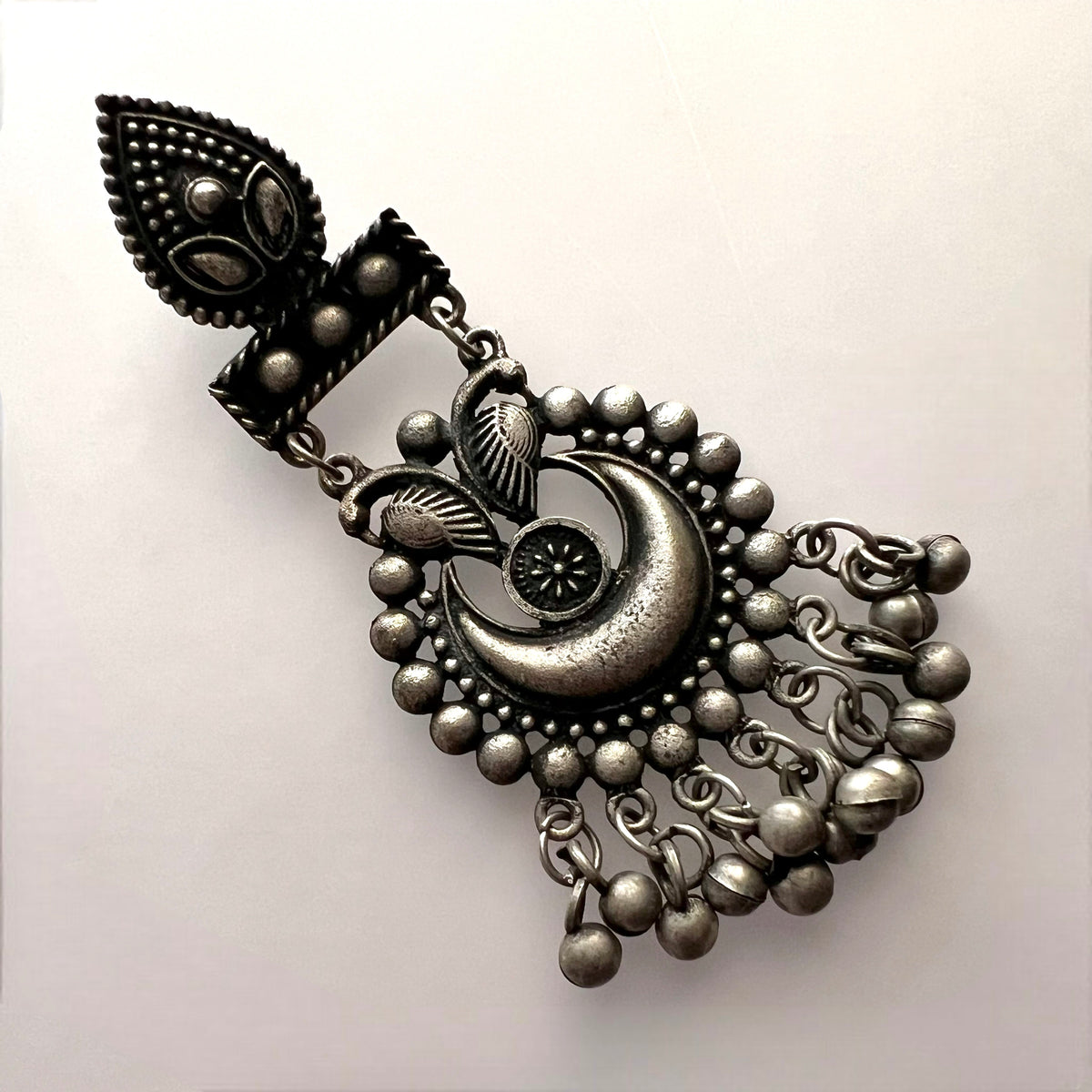 RATHNA AFGHANI RAW AND RUSTIC AND VINTAGE EARRING AF58