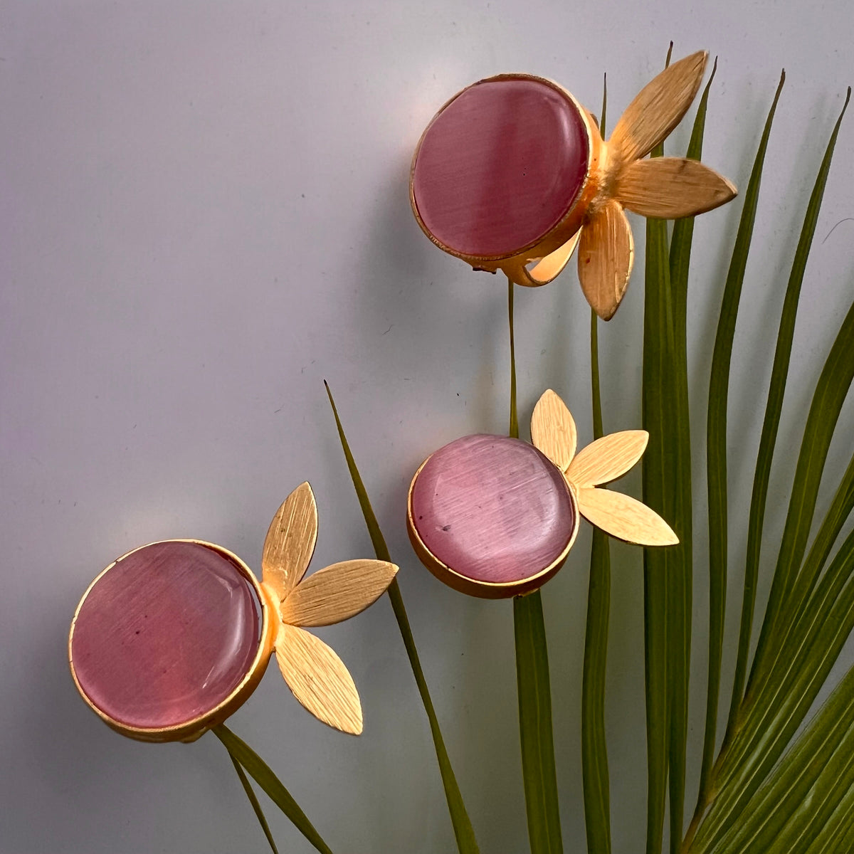 ROXANIA SET RING EARRING AND NECKLACE HANDMADE GOLD TONED PREMIUM NECKLACE/NECKPIECE EARRING SET NL30