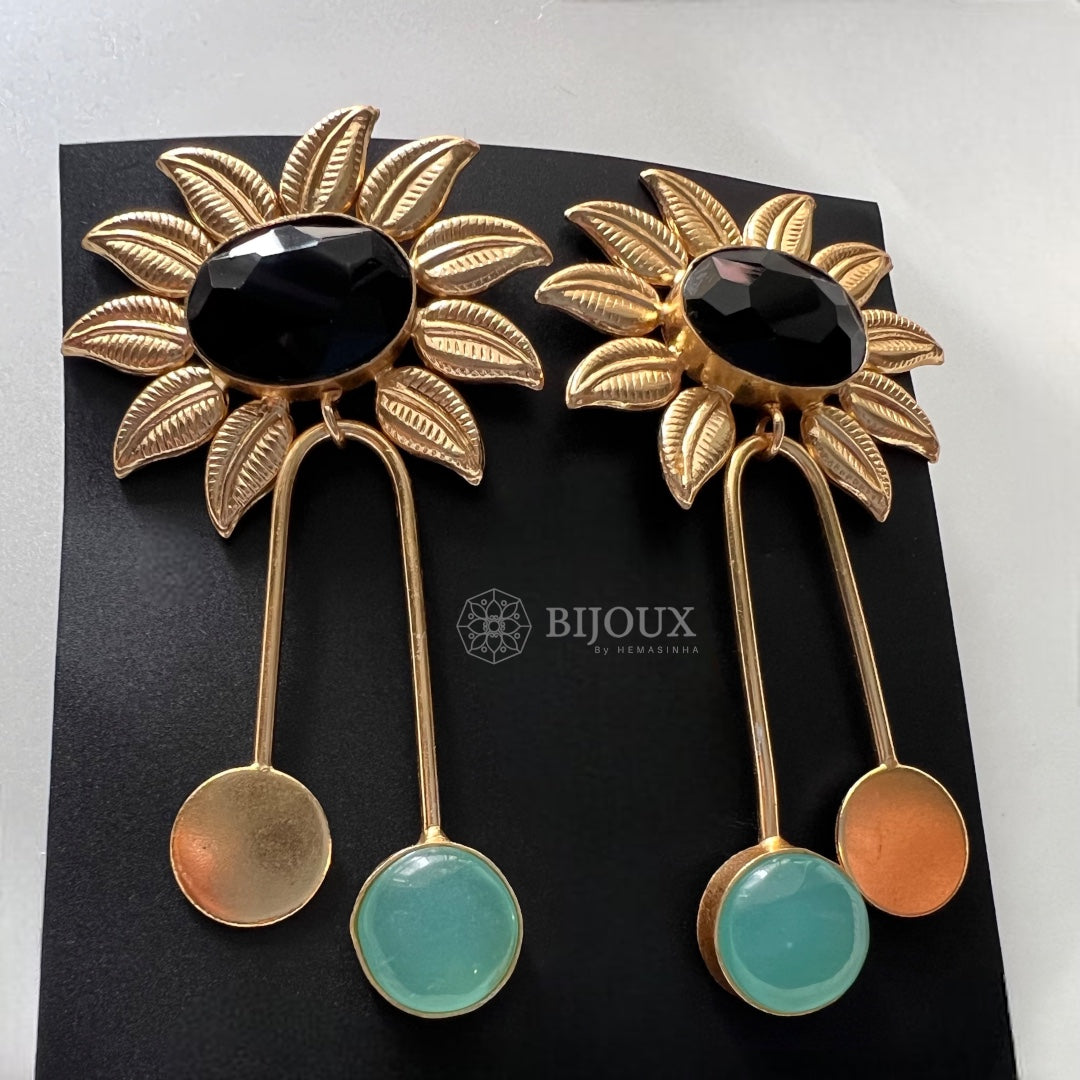 DAISY HANDMADE NATURAL STONE EARRINGS ER240