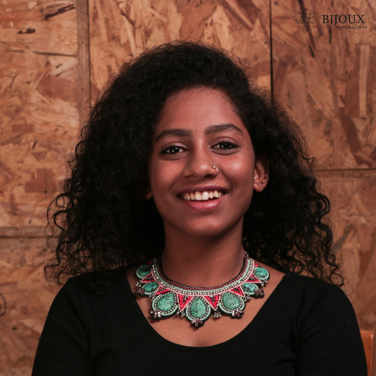 MULTI FABRIC AND BEADS HANDMADE AND HANDSTICHED NECKLACE/CHOKERS FROM NL149-NL163