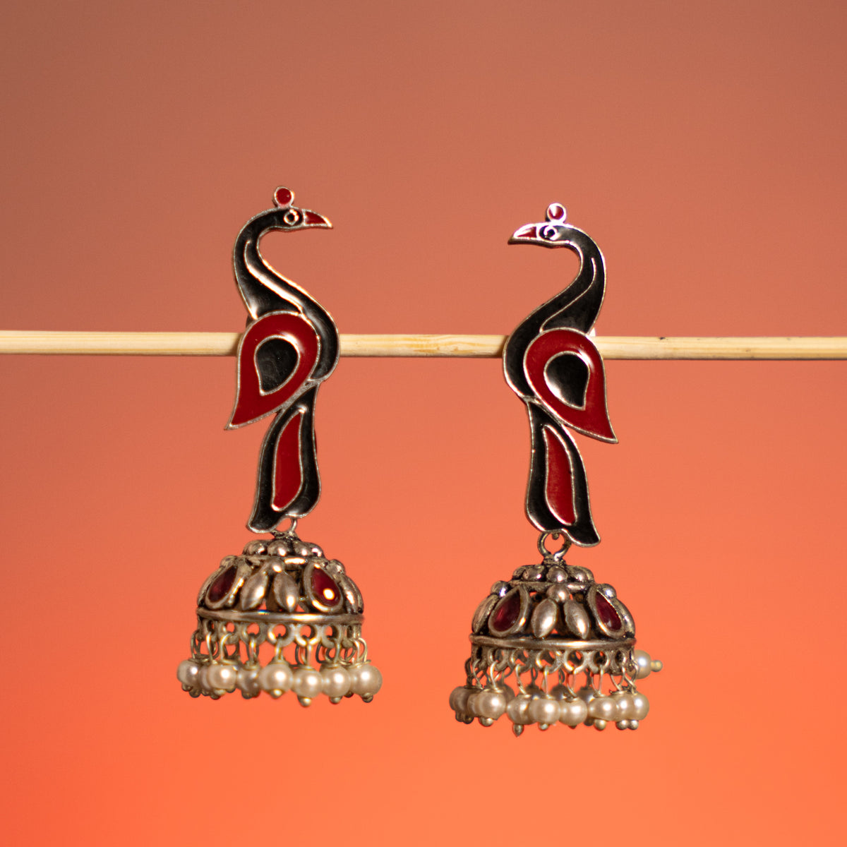 MORGANA SEMI HANDMADE EARRINGS/JHUMKAS ER801