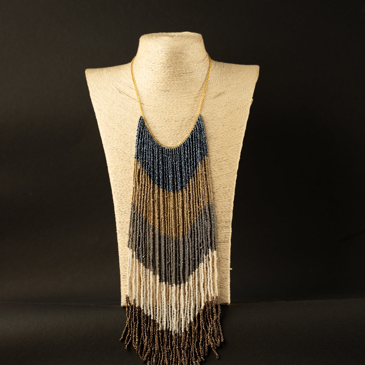 ZAVIER AFRO BEADED HANDMADE MALA/ NECKPIECE ML111