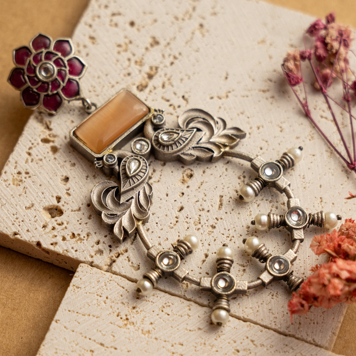 ALISHA HANDMADE ANTIQUE BIJOUX PREMIUM AND BIJOUX EXCLUSIVE/DANGLERS EARRINGS ER667